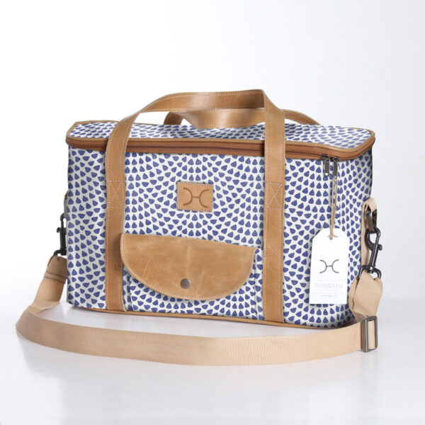 Insulated cooler bag - dazzling blue